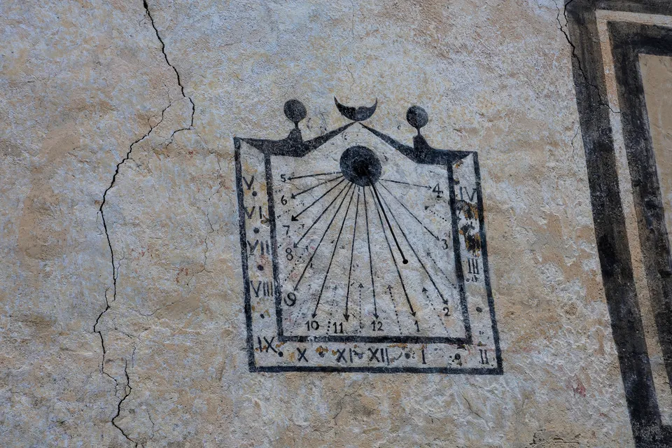 Cadran solaire, Bergün